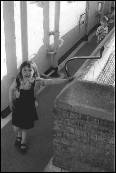 girl on landing